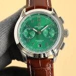 BREITLING 1884 Premier 7750 Movement Green Dial 42mm Leather Watch Bands Replica Watch
